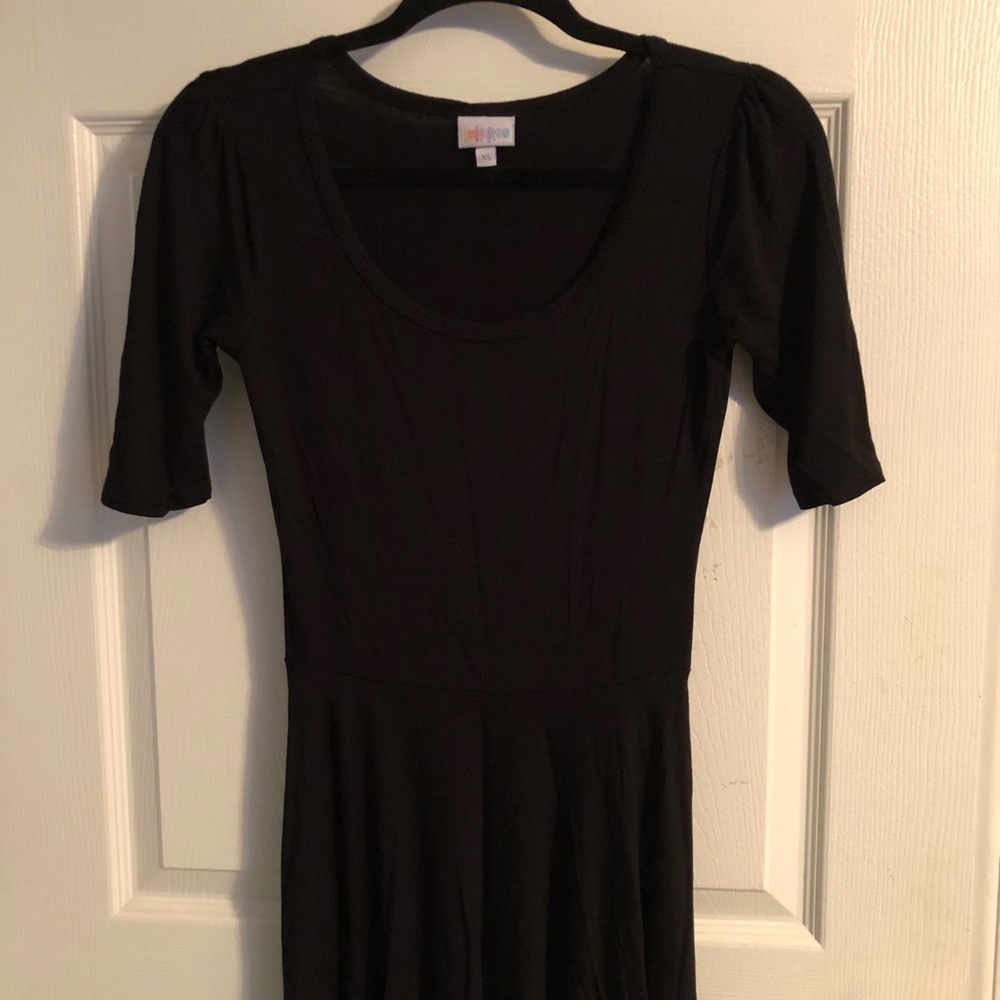 LLR SOLID BLACK XS Nicole LulaRoe NWOT